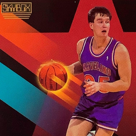 Mark Price, Card #56, Cleveland Cavs (Cavaliers), 1990 NBA Skybox NM+