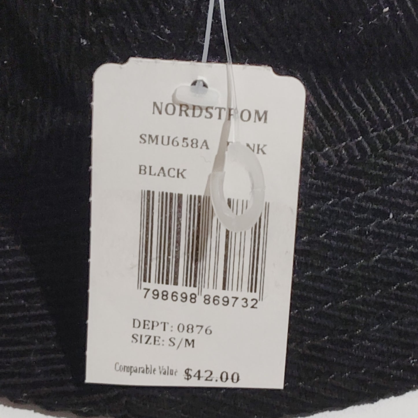 American Needle Corduroy Bucket Hat, Black, Size SM/MD, 80/20 Cotton/Poly