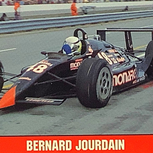 Bernard Jourdain 18th Place, 1991 Action, 1992 Legends of Indy Card 19, NM+