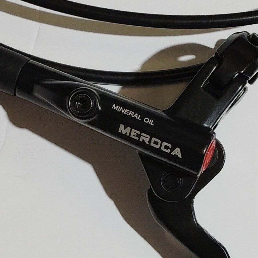 MEROCA Hydraulic Disc Brake Set – Lever, Hose & Caliper – Mineral Oil