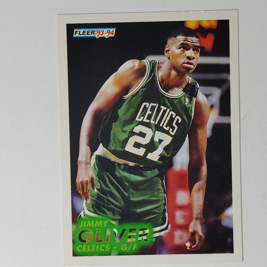1993–94 Fleer Jimmy Oliver #247 – Boston Celtics – Guard – NBA Card, EX/NM