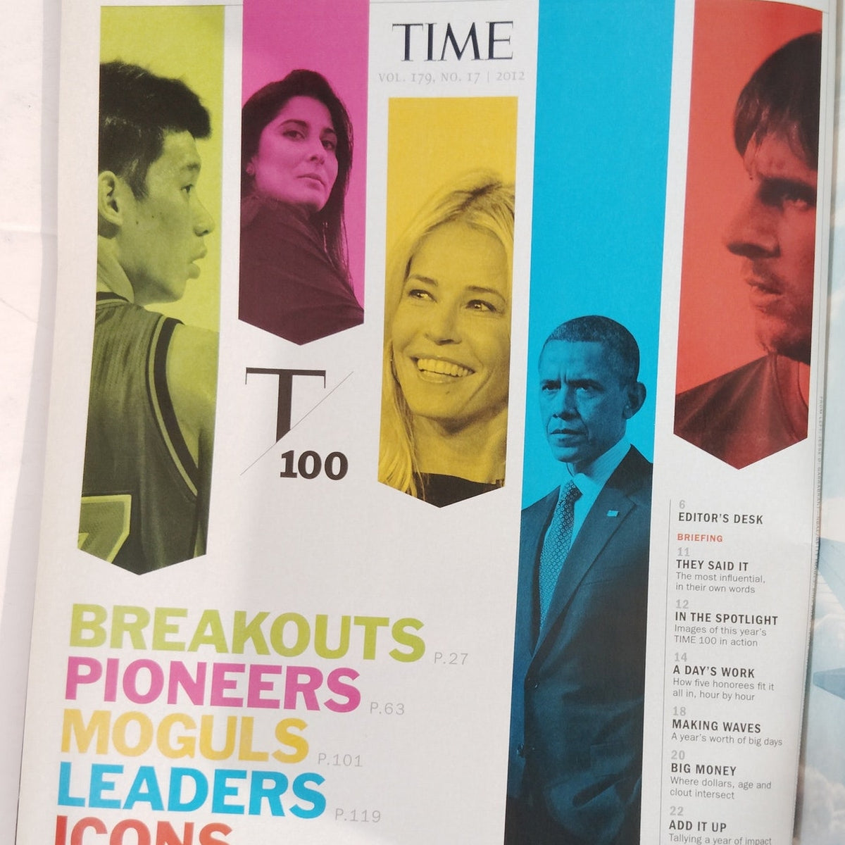 TIME Mag April 30 2012 100 Most Influential People -Obama Clinton Buffett Tebow