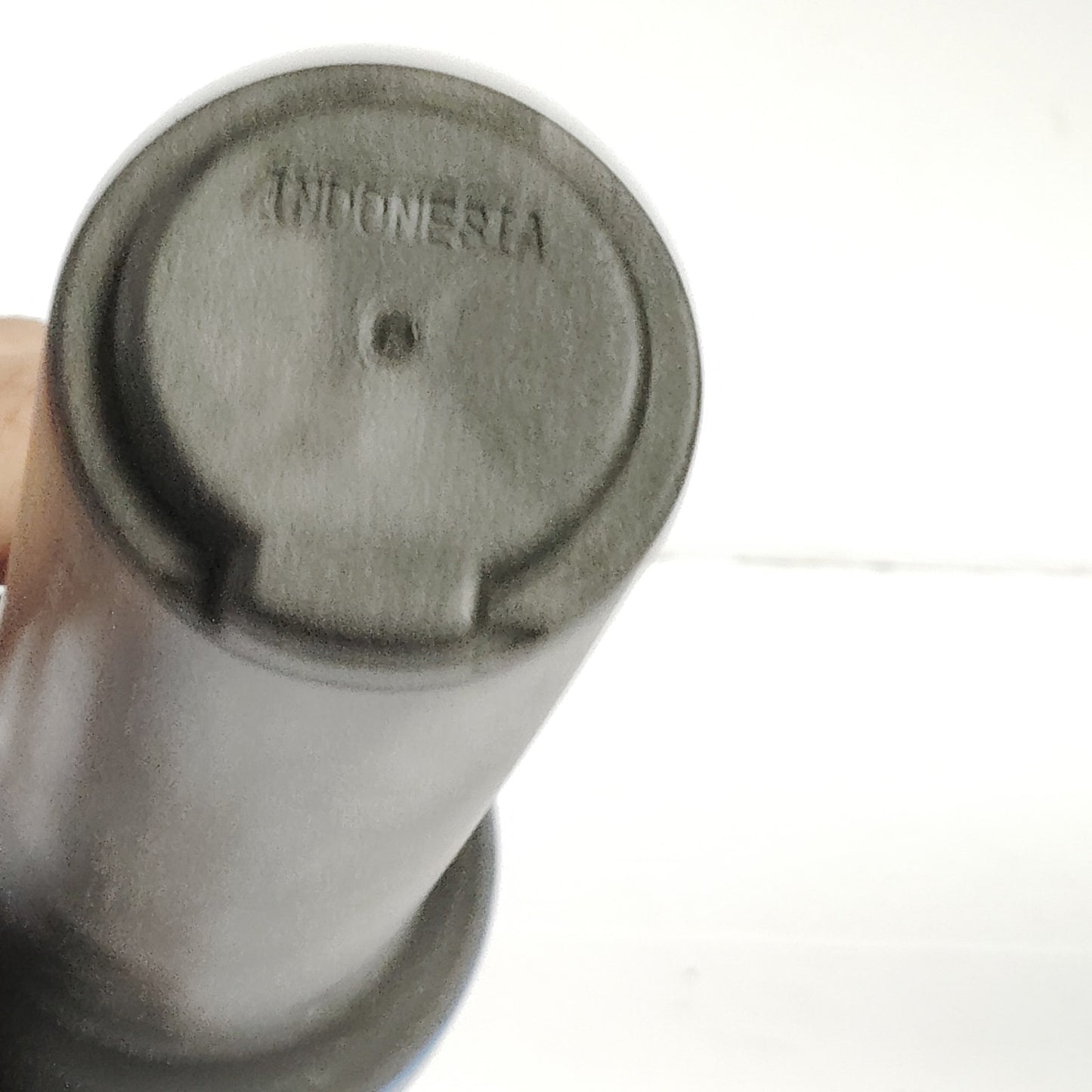 VTG 80s 90s Black Utility Flashlight Indonesia Heavy Duty D‑Cell Working