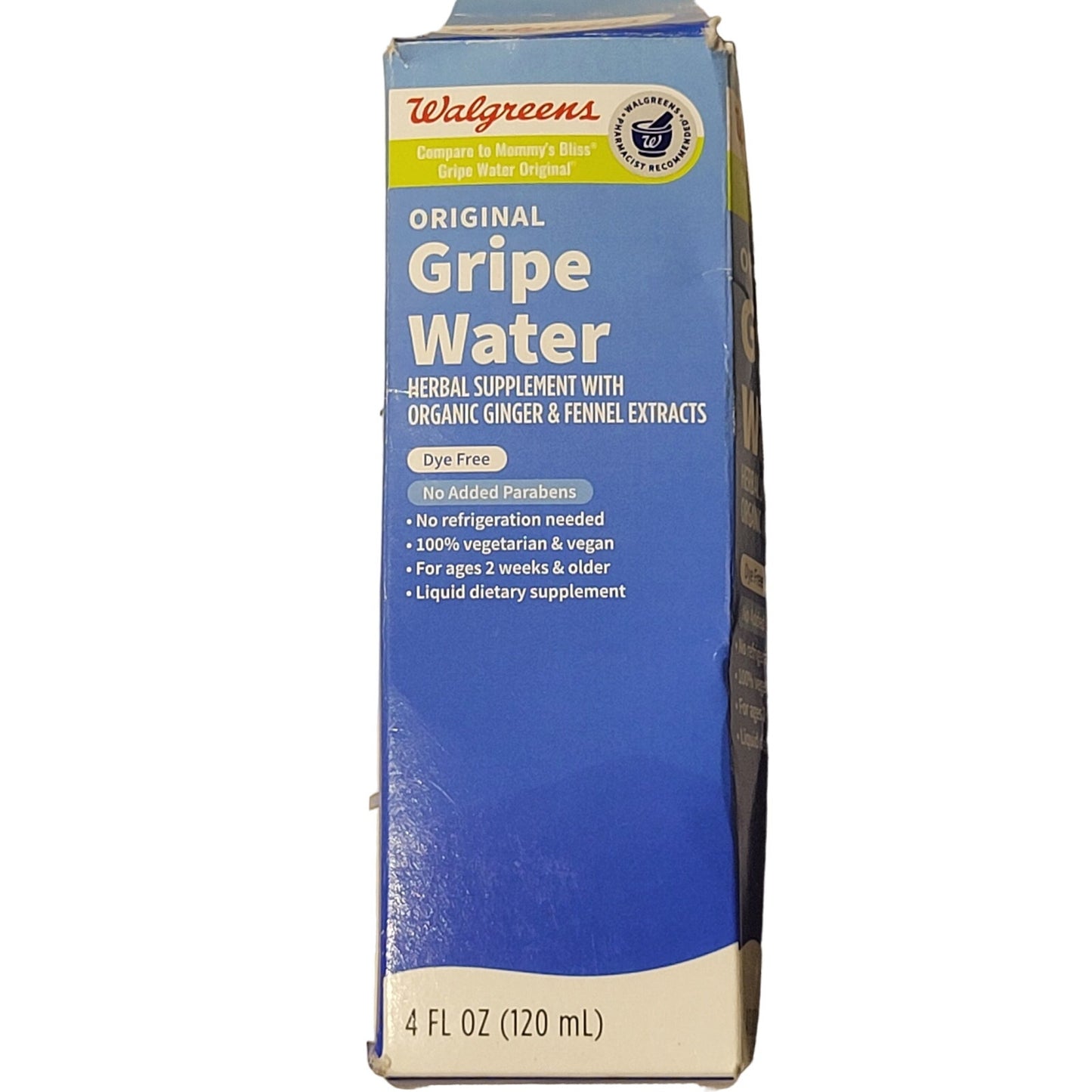 Walgreens Gripe Water 4.0 fl oz Expiration 03-31-2025