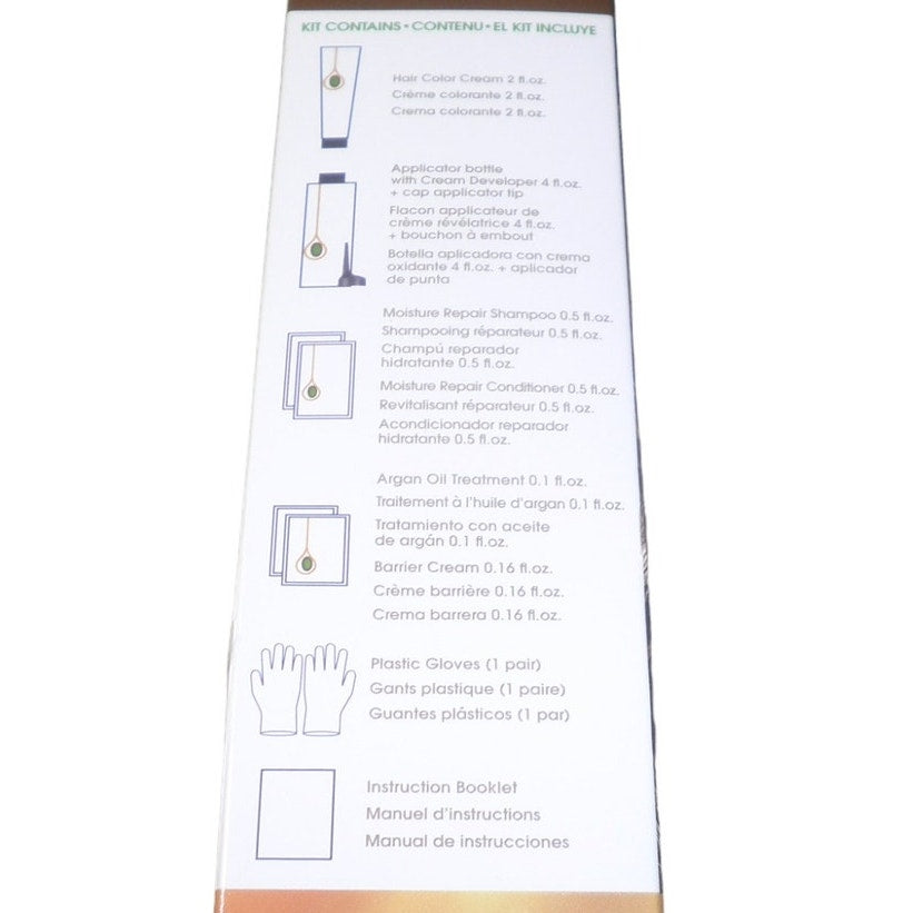 One 'n Only Argan Oil Fast 10 Permanent Hair Color Kit 8G Golden Light Blonde