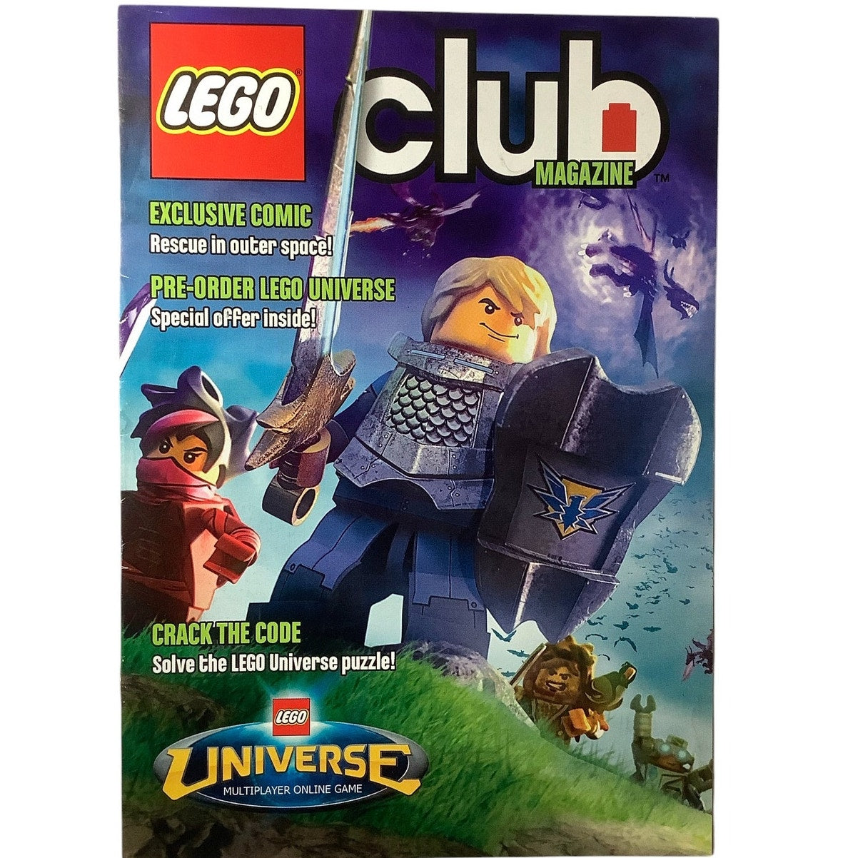5 x Back Issues Lego Club Magazines, 5  issues from 2010-2014 Pictured