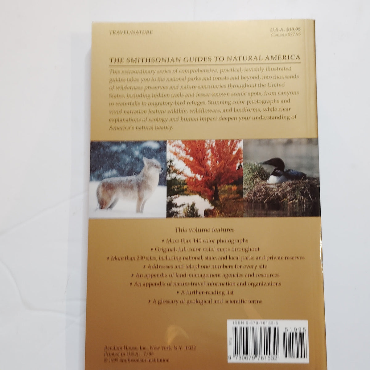 Smithsonian Guides Natural America Northern New England VT NH ME - LN 1995