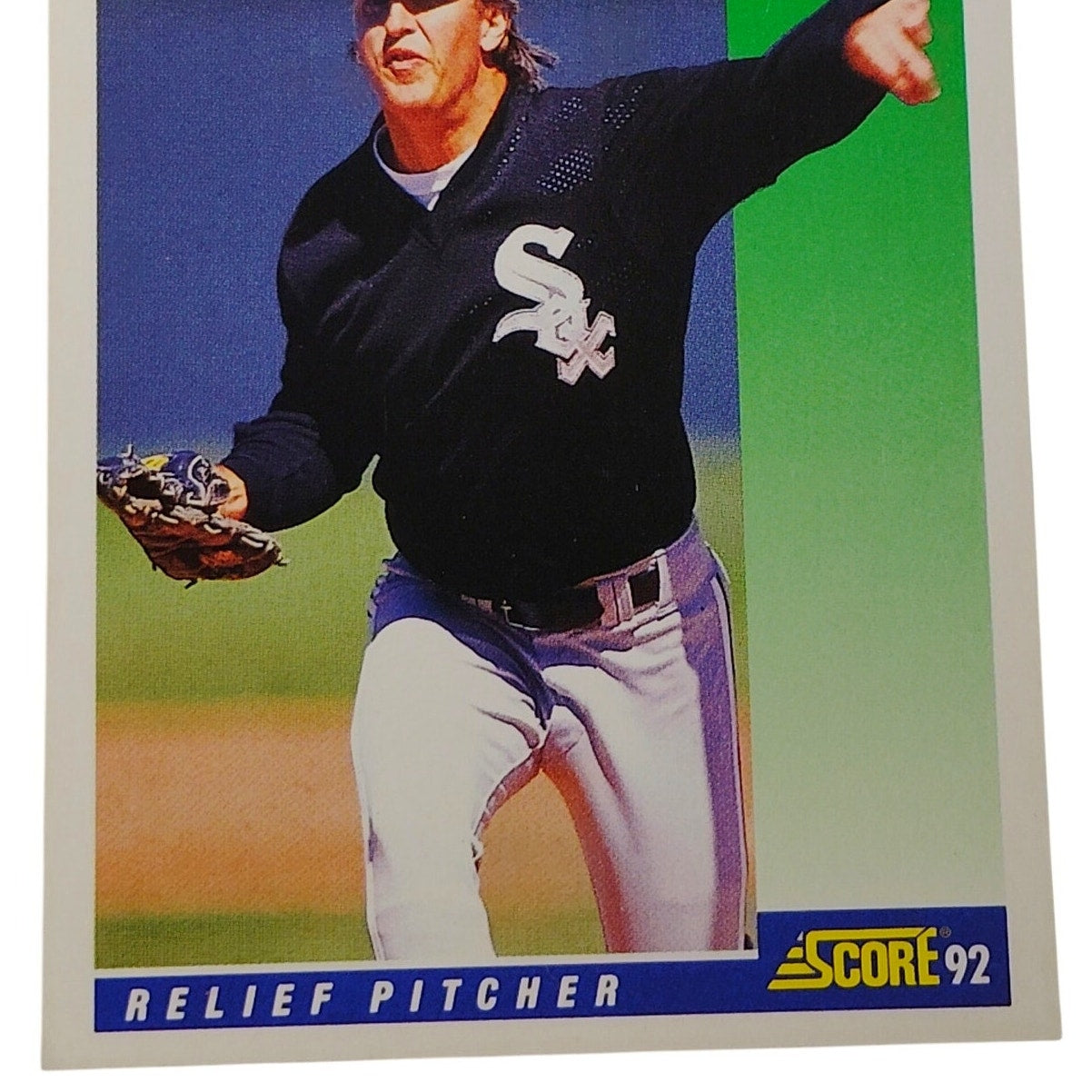 1992 Score Scott Radinsky #444 Chicago White Sox Relief Pitcher MLB Baseball NM