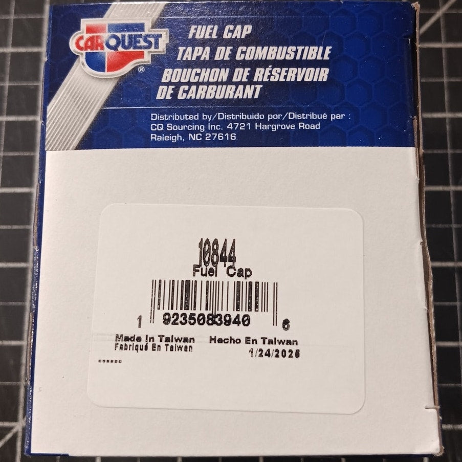 Carquest Premium Fuel Cap – Part #10844, Non-Locking Replacement