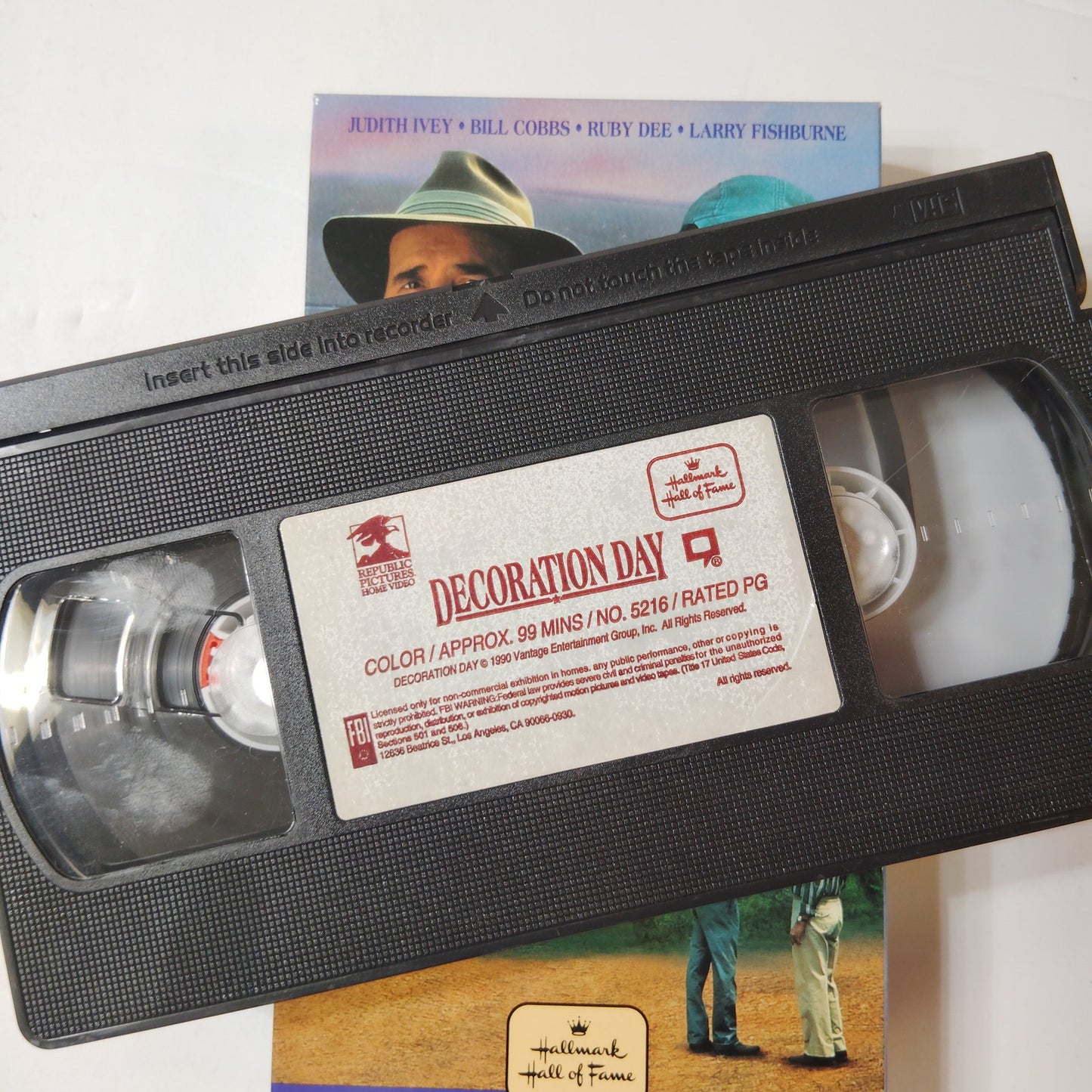 Decoration Day VHS 1990 James Garner Ruby Dee Hallmark Hall of Fame Drama