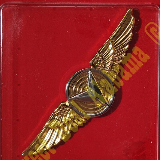 Vanguard Marine Corps Badge Pin: Unmanned Aircraft Systems (UAS) Enlisted Regulation Size - 24K Gold Plated, 2 3/4"W x 3/4"H, NIP