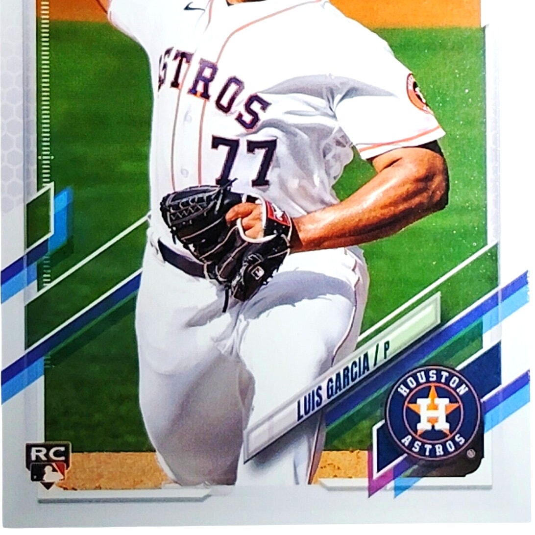 2021 Topps Series 2 Luis Garcia 547 RC Houston Astros Pitcher Rookie VG/EX