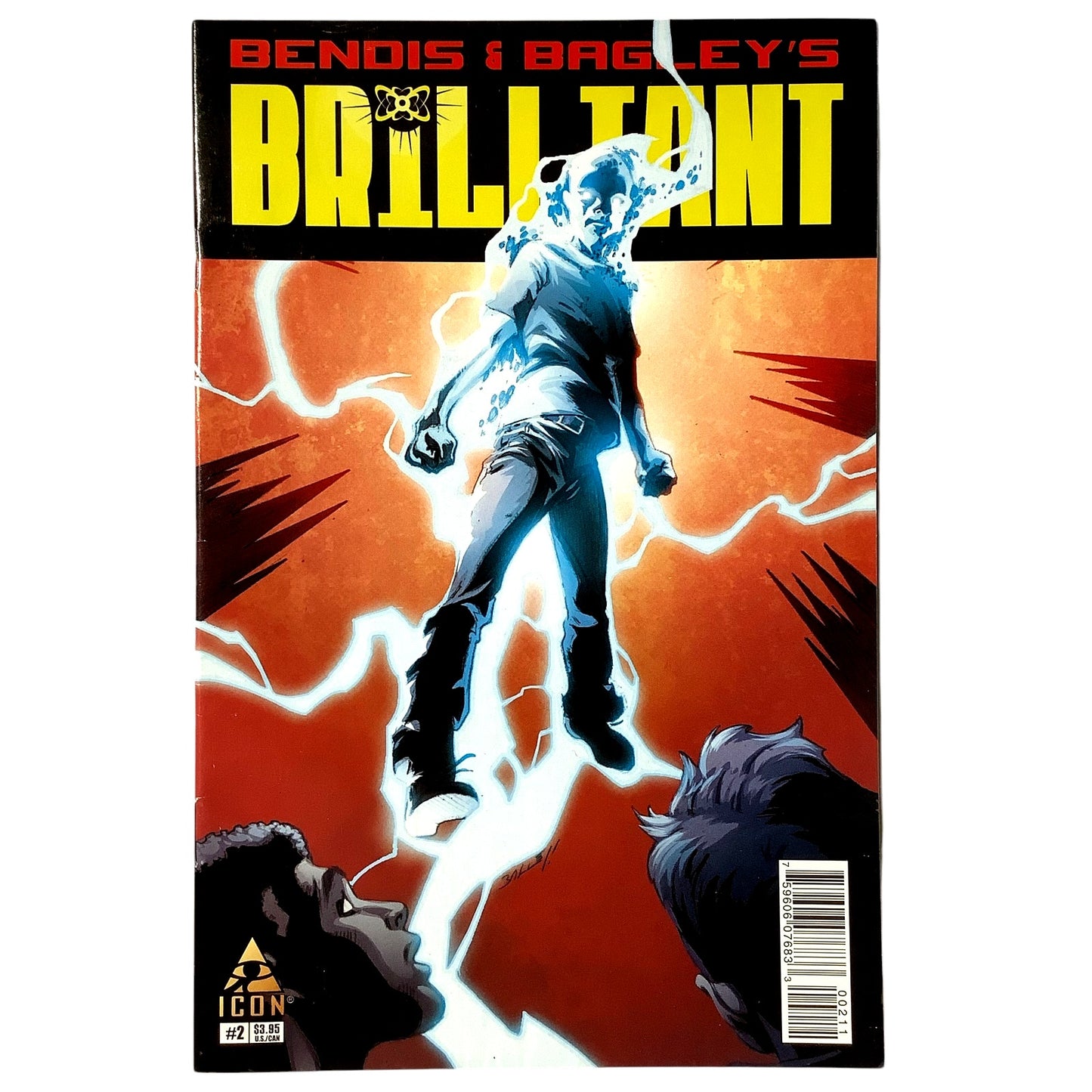 Brilliant #2, Jan 2012, Icon Comics Ahoy, NM 9.4, Benois & Bagley