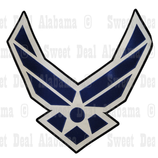 Large USAF Hap Arnold Wings Jacket Patch – 11-1/2"H x 11"W – Embroidered