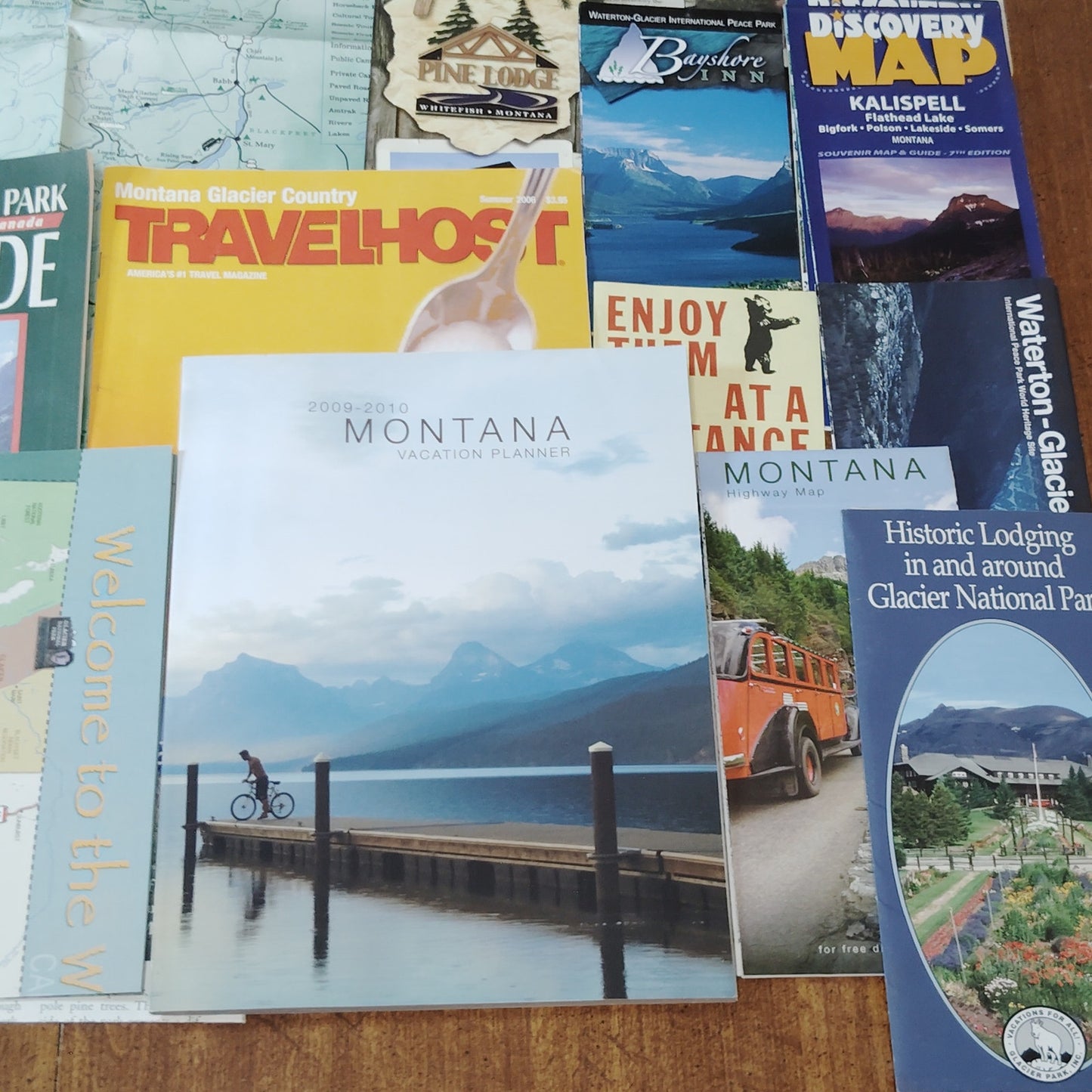 Montana & Glacier National Park Travel Ephemera Lot 2006-2010 Memorabilia