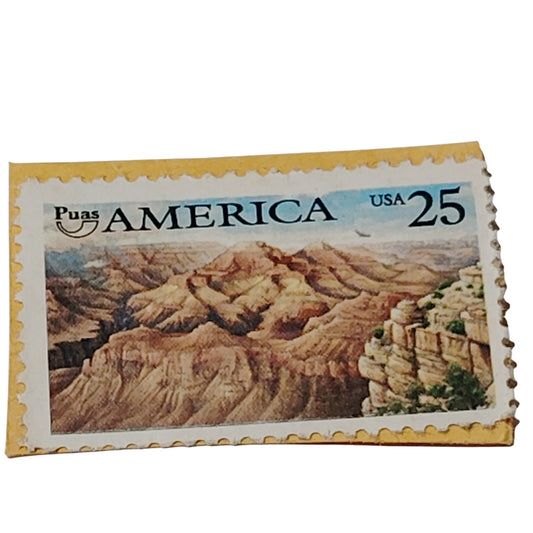 1990 Grand Canyon 25 Cent USA Postage Stamp - PUAS America Series Unused
