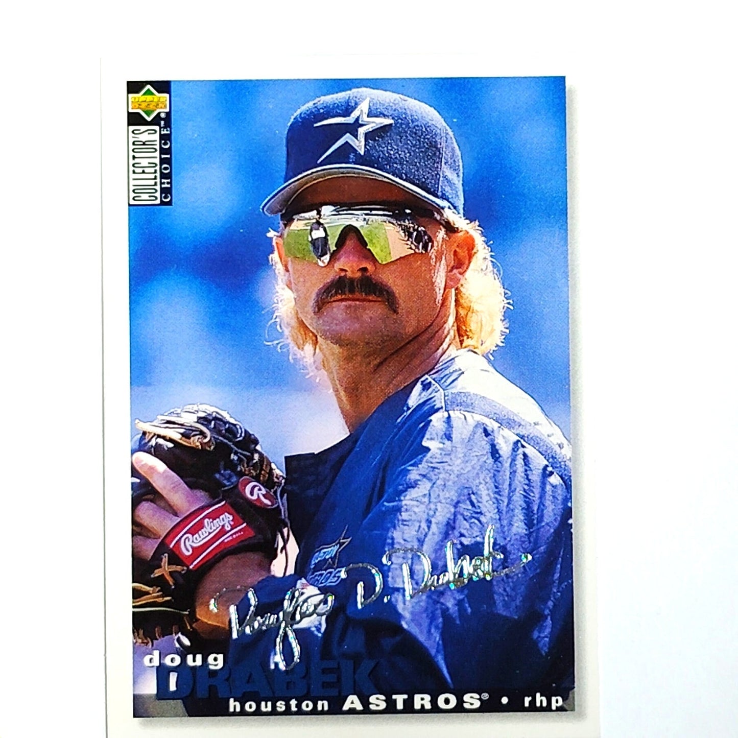 1996 Upper Deck Collector's Choice Silver Signature Doug Drabek 116 Astros VG/EX
