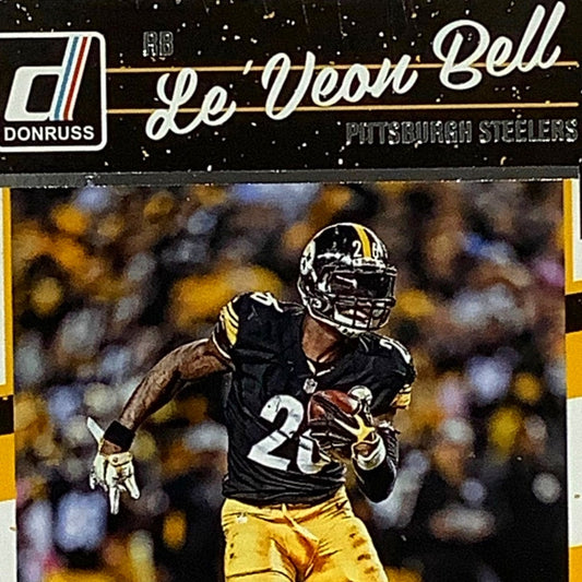 Le'Veon Bell, Pittsburgh Steelers, NFL 2016 Panini Donruss Card 237, EX/NM