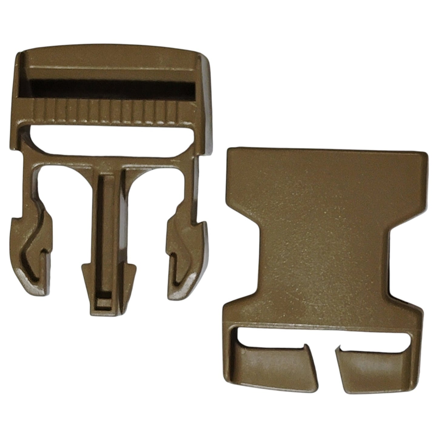 ITW Nexus Side-Release Buckles – 1½", Coyote, High-Strength Polymer, Qty 1 Set