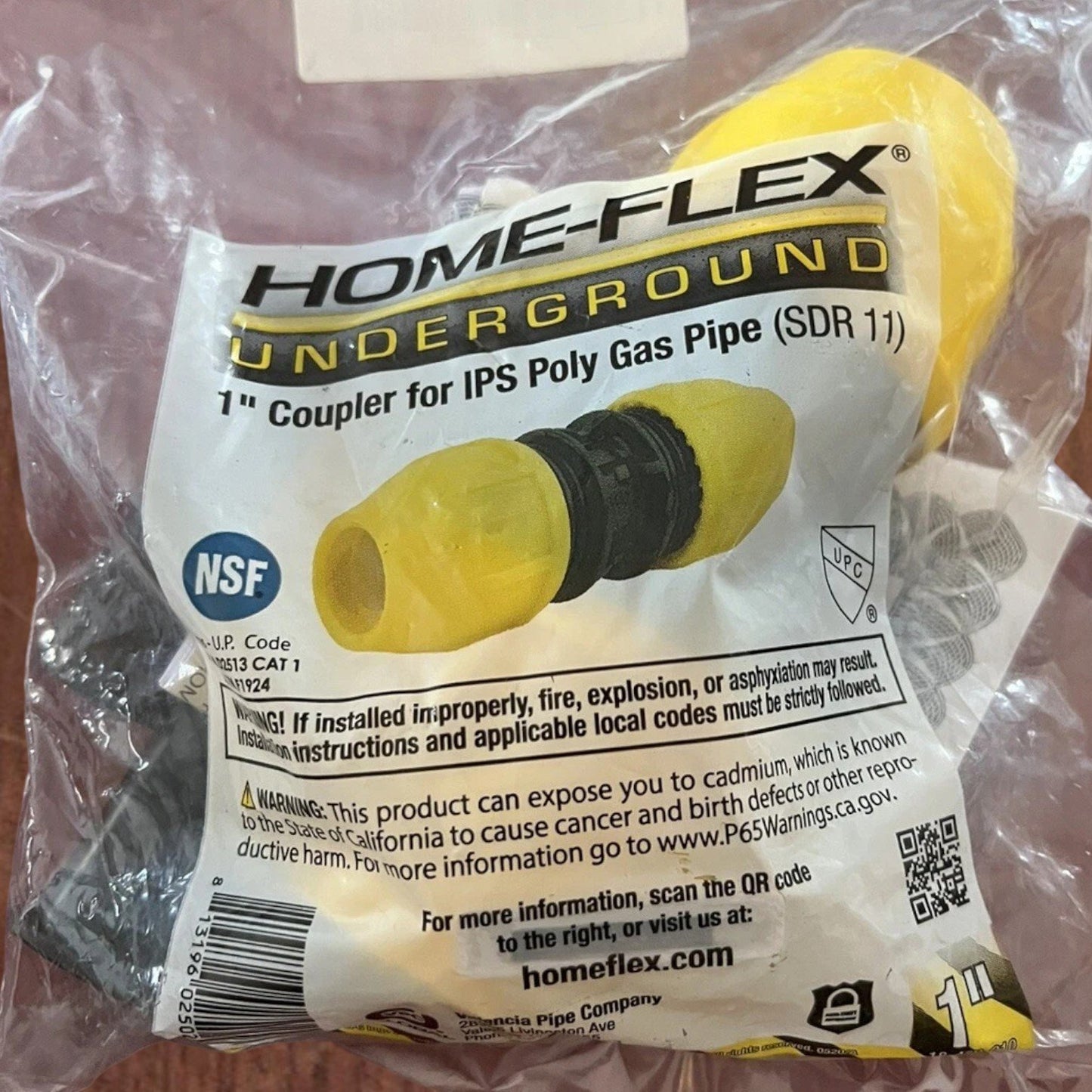 Underground Transition Adapter 1" IPS Polyethylene to 1" IPS Ductile Iron