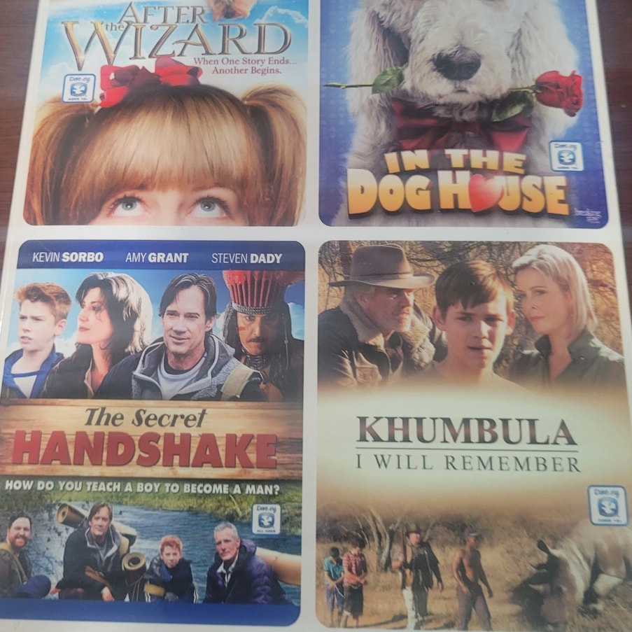 4 Faith Favorites DVD Family Christian Movies After the Wizard Secret Handshake