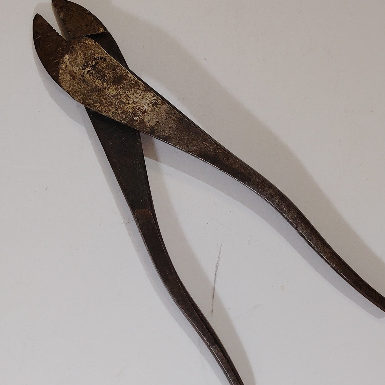 WWII Era Klein & Sons Model 238‑8 Diagonal Cutting Pliers – Chicago USA – 8"