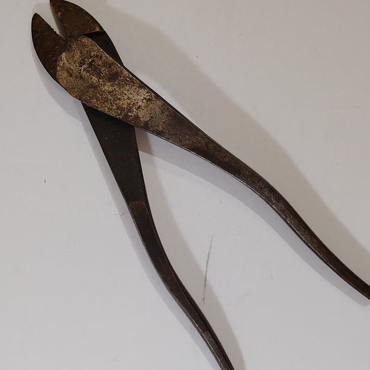 WWII Era Klein & Sons Model 238‑8 Diagonal Cutting Pliers – Chicago USA – 8"