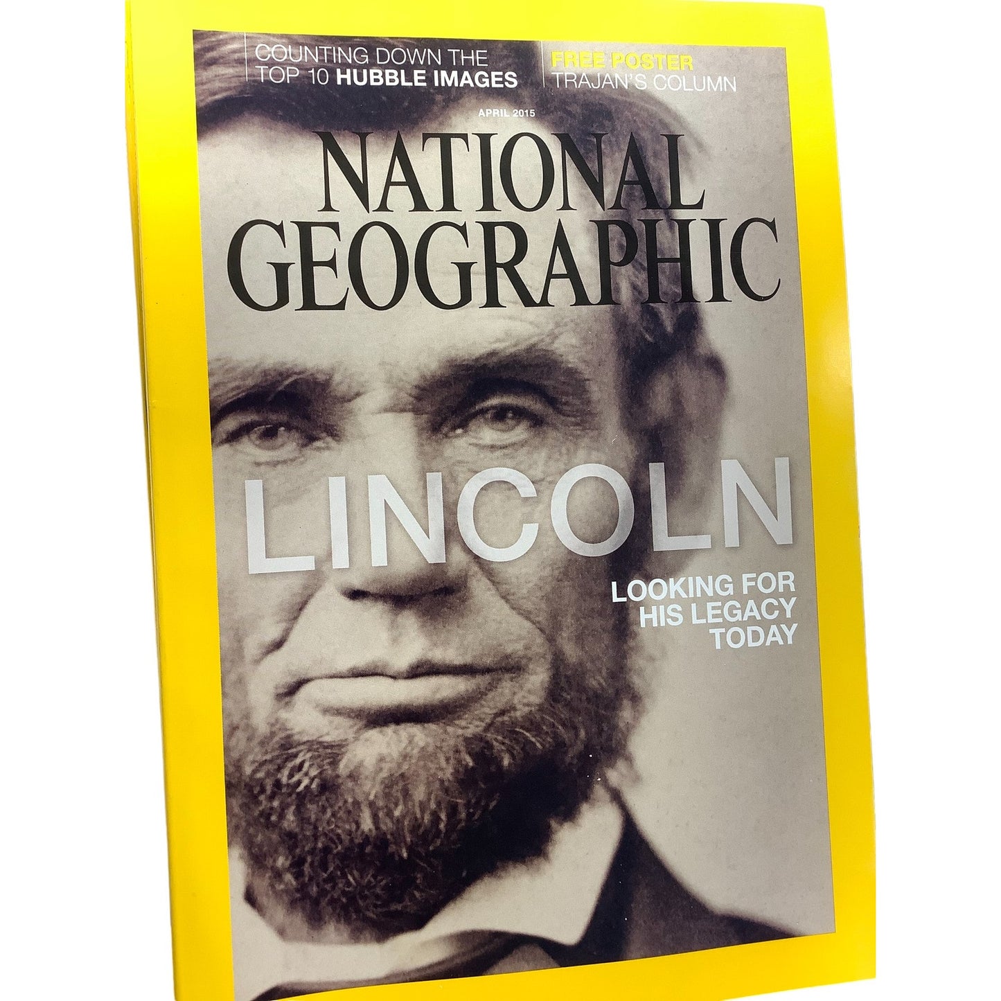 National Geographic April 2015, Lincoln, Hubble Images, Trajan's Column & More