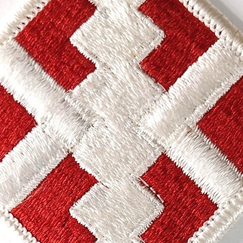 US Army 411th Engineer Brigade SSI Novelty Patch 2‑5/8" × 2‑5/8" Sew‑On