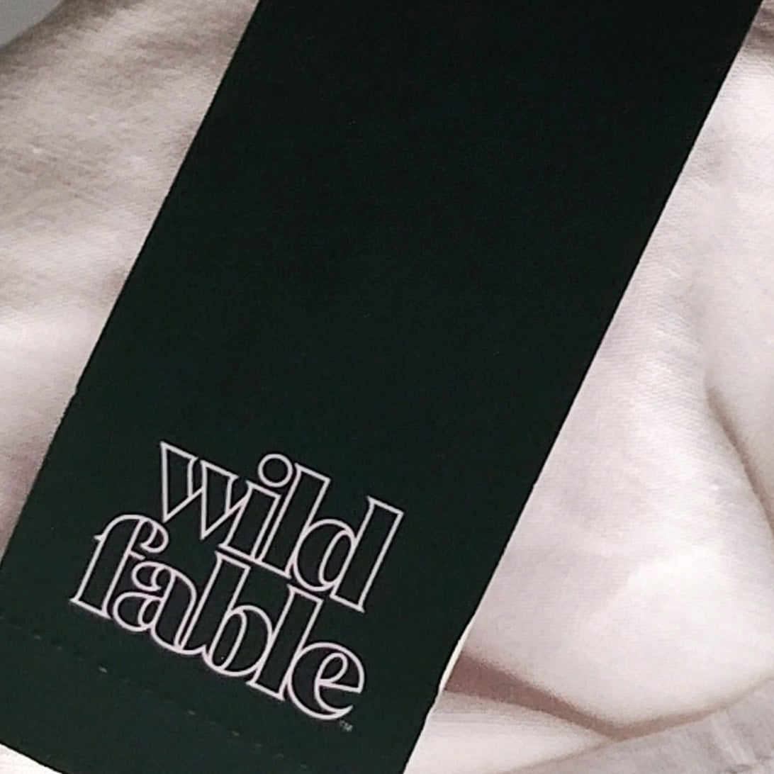 Wild Fable Women’s Sheer Tube Top White w/ Black Polka Dots,  Large