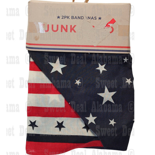 2-Pack JFC Bandanas, Blue/Multi/XOJF25JFC, No.318090201