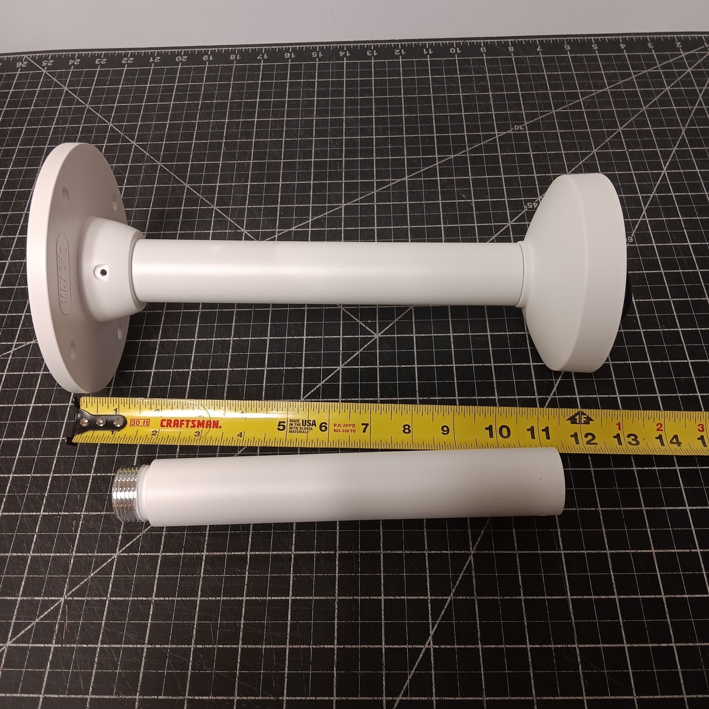 Pendant Mount for Dome Cameras, Bracket, Model # VX-PM-OD, White