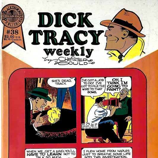 Dick Tracy Monthly #38, 1953 Reprints, June 1988, Blackthorne Comics, NM 9.4