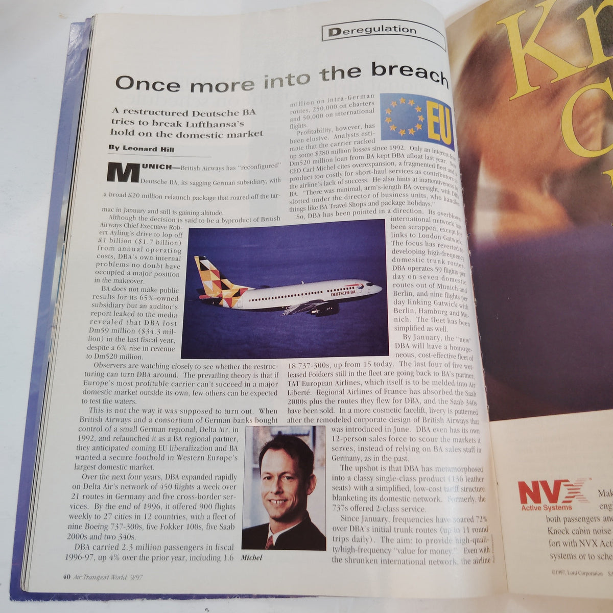 Air Transport World Magazine - Sept 1997 - Washington National Airport Penton