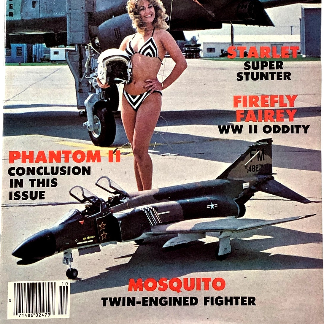 Scale RC Modeler Magazine, OCT 1983 Starlet Phantom II Mosquito & Firefly Fairey
