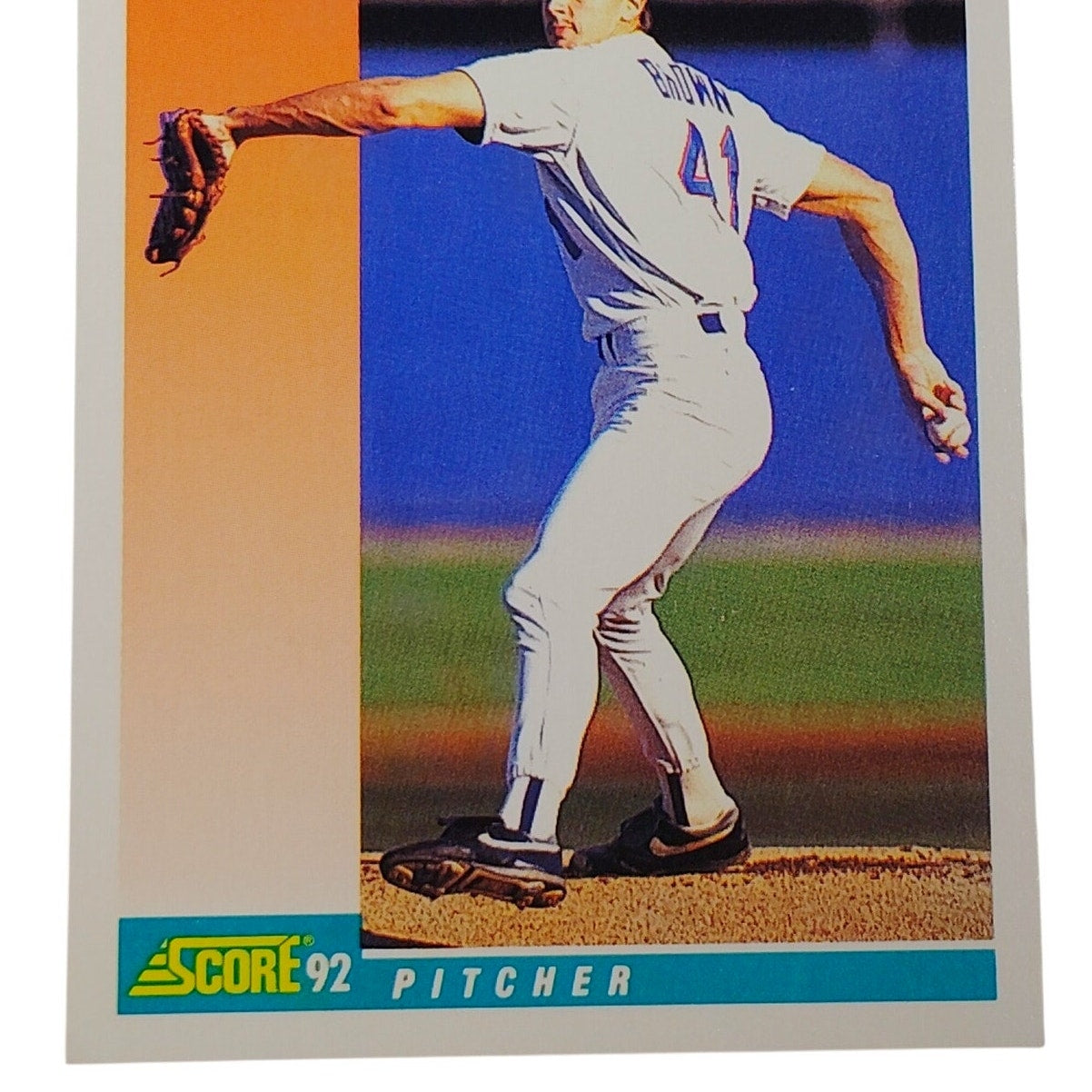 1992 Score Kevin Brown #709 Texas Rangers Pitcher Baseball Card NM