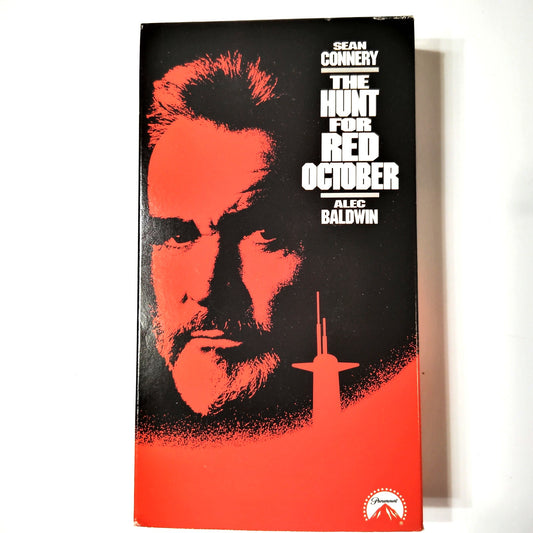 The Hunt for Red October VHS 1990 Alec Baldwin Sean Connery Paramount Thriller