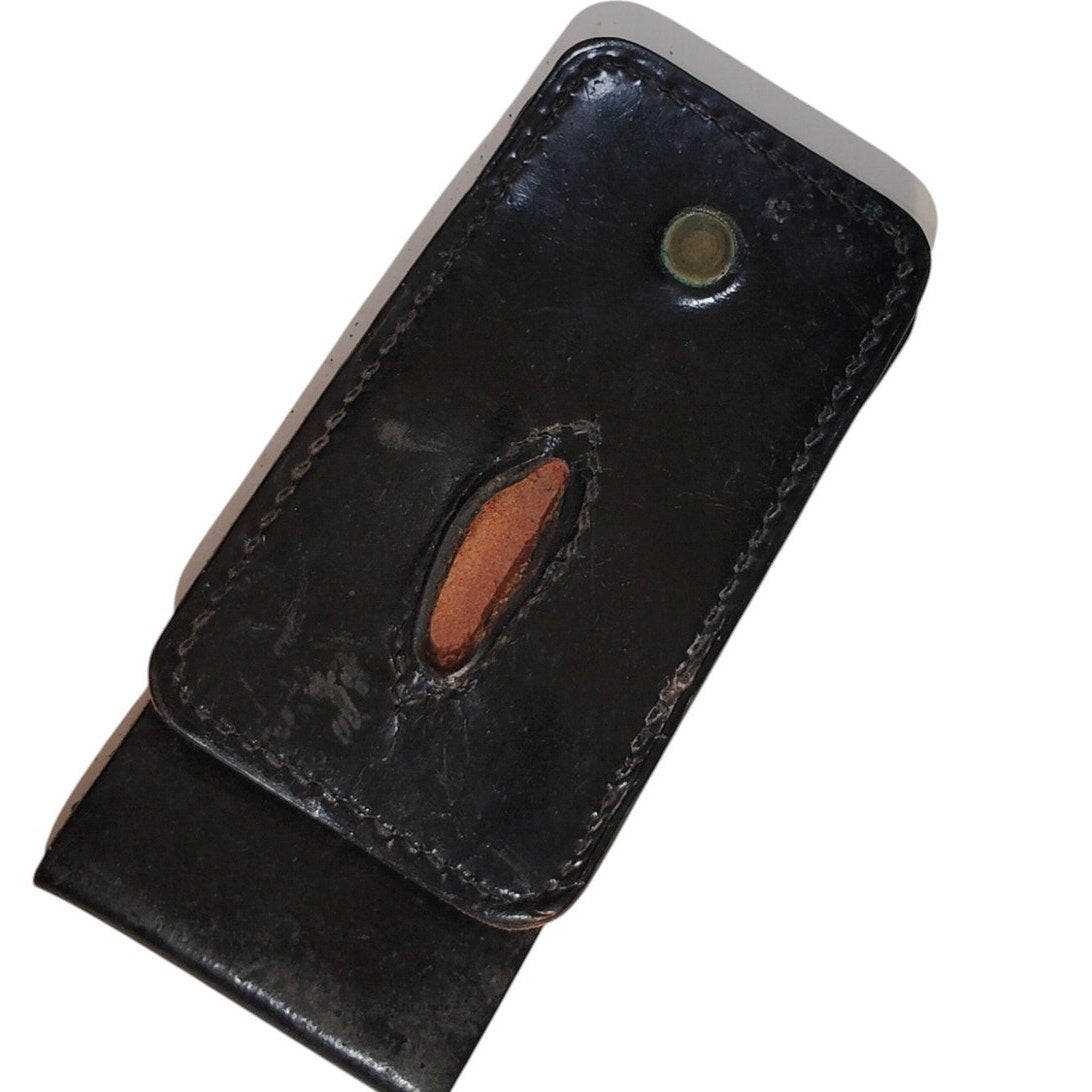 Vintage 1958 Merit Leather MP Baton/Nightstick/Billy Club Holster – Black, Non-Functional