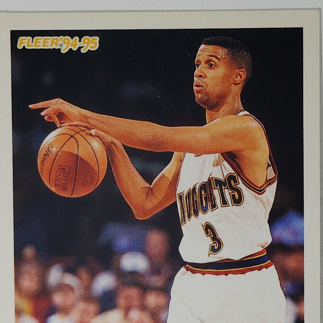 1994-95 Fleer Mahmoud Abdul-Rauf Card No. 56 – Nuggets – Guard – VG/EX