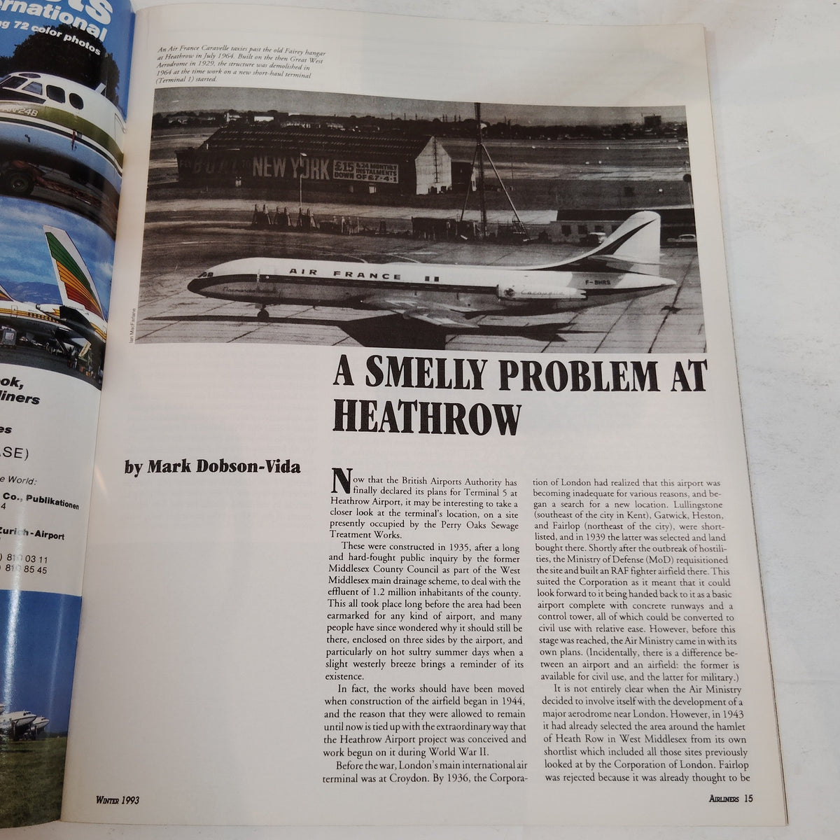 Airliners Magazine - Winter 1993 DC-3/Dakota Special - World Transport Press