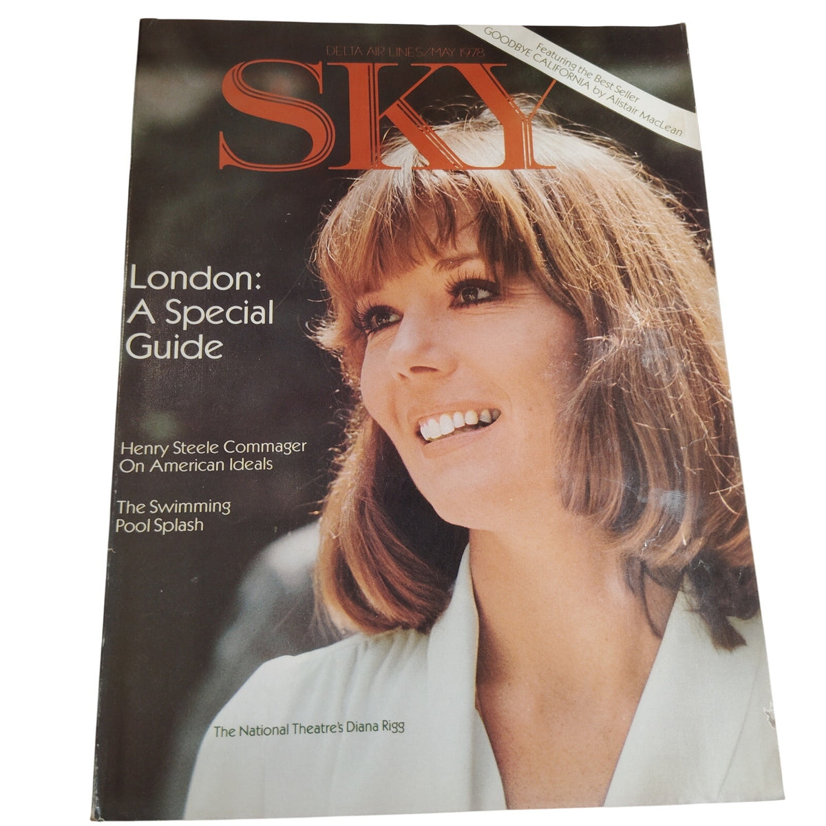 Delta Sky In-Flight Magazine - May 1978 London Special Guide Edition, Tom Sneva