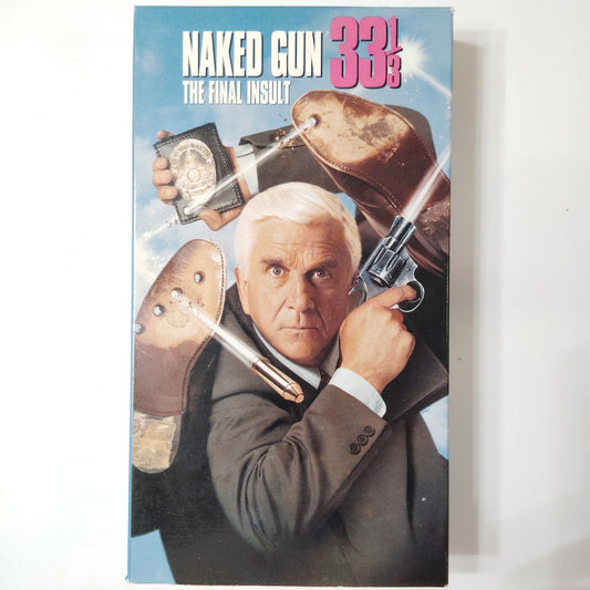 The Naked Gun 33⅓ The Final Insult VHS 1994 Leslie Nielsen Comedy