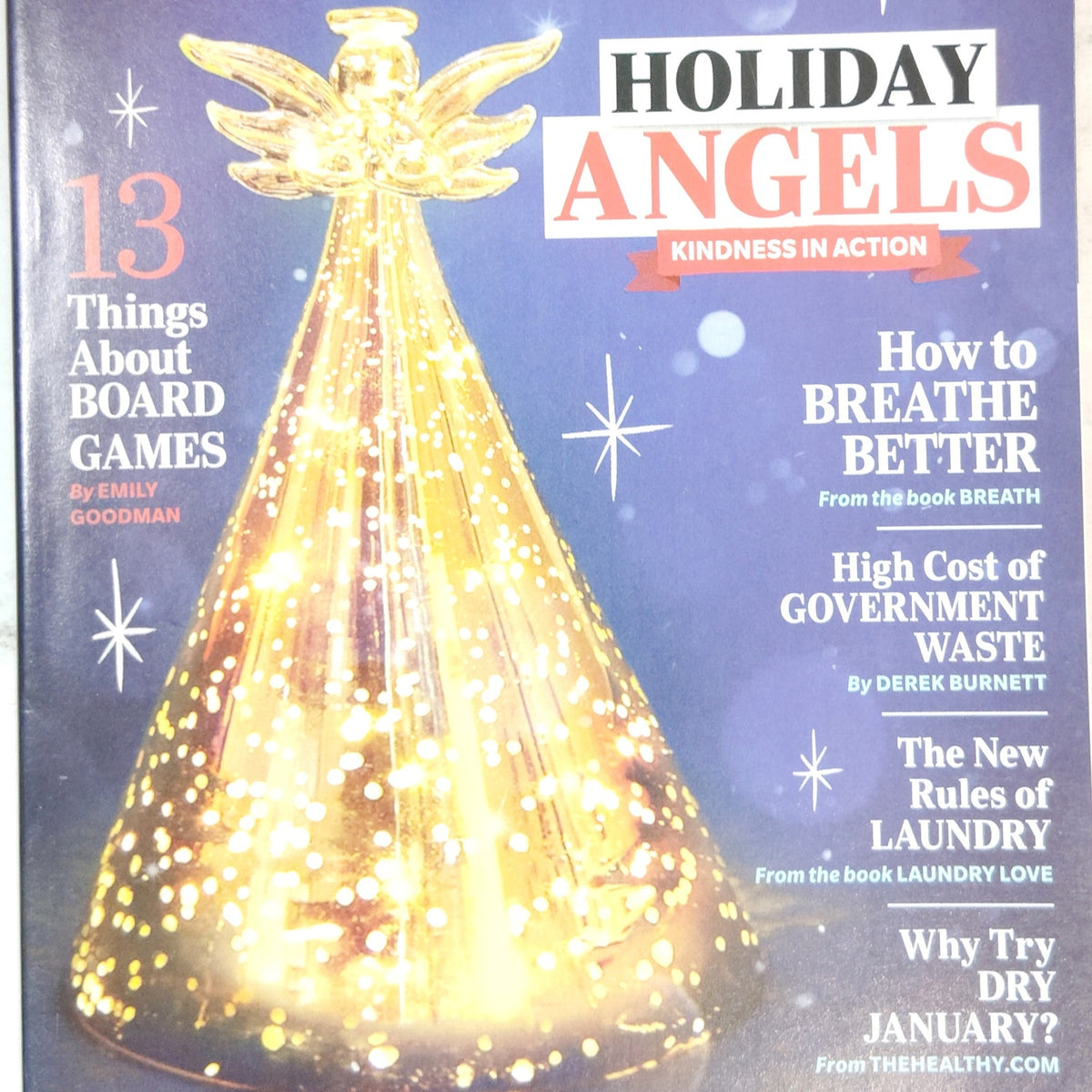 Reader's Digest Dec 2021/Jan 2022 Angels in Action Back Issue Magazine