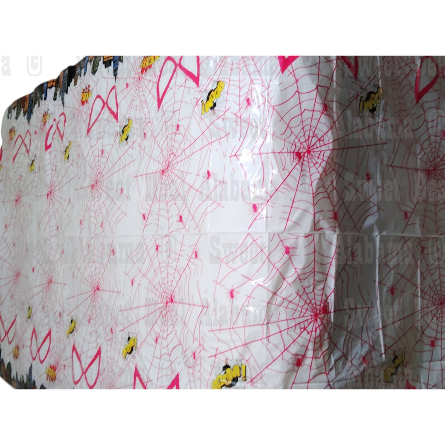 Spider-Man Tablecloth 106"x52" – Comic Hero Party Cover, Birthday Decoration