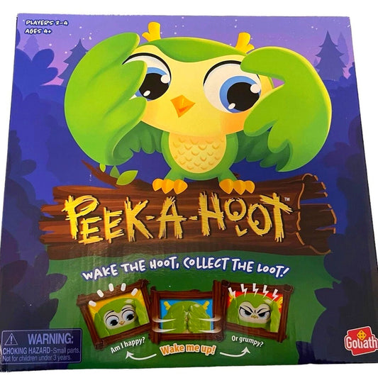 Peek-A-Hoot, Hoot - Owl Board Game for Kids, Ages 4+, Race to Collect Your Loot
