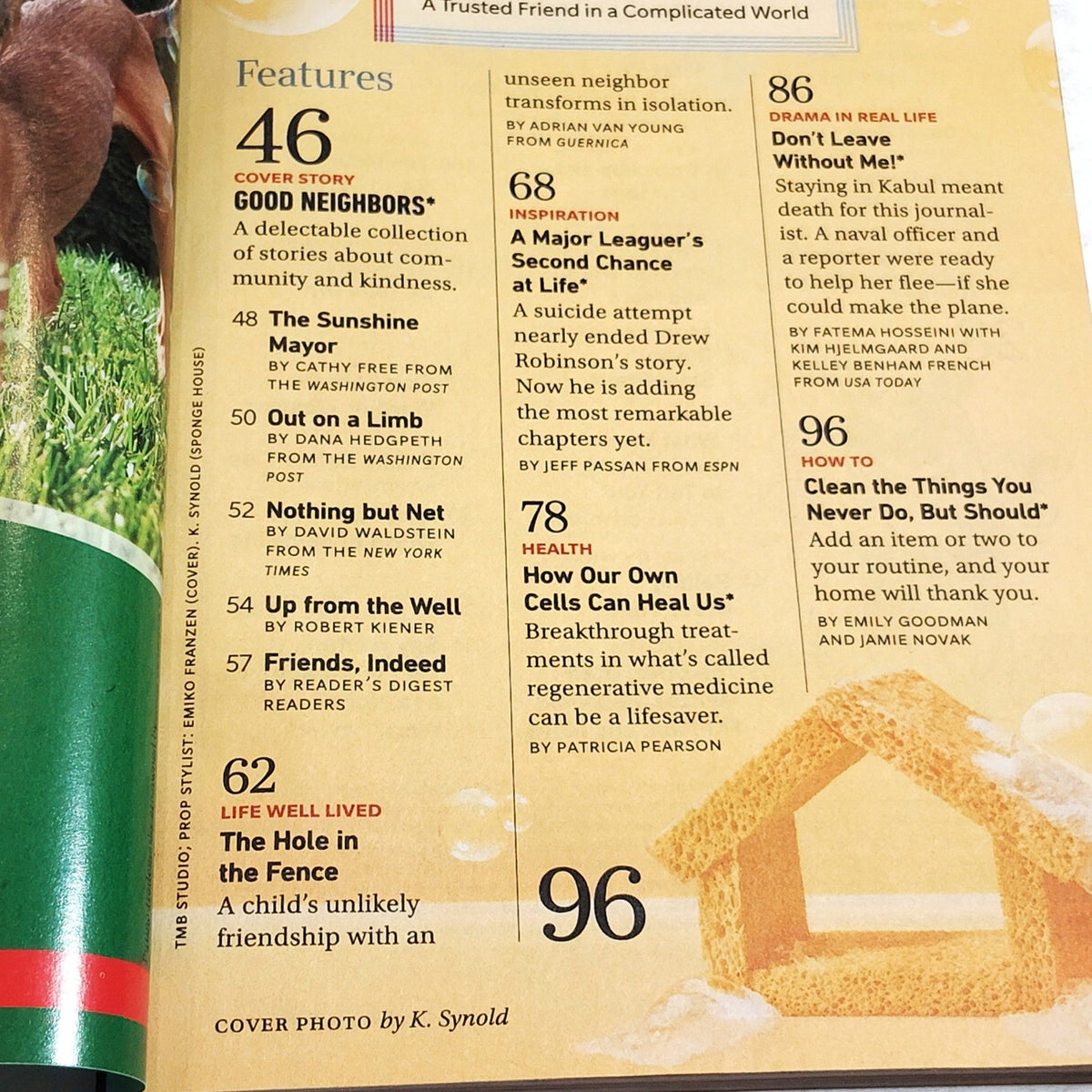 Reader's Digest May 2022 - Good Neighbors Spring Cleaning Magazine Back Issue