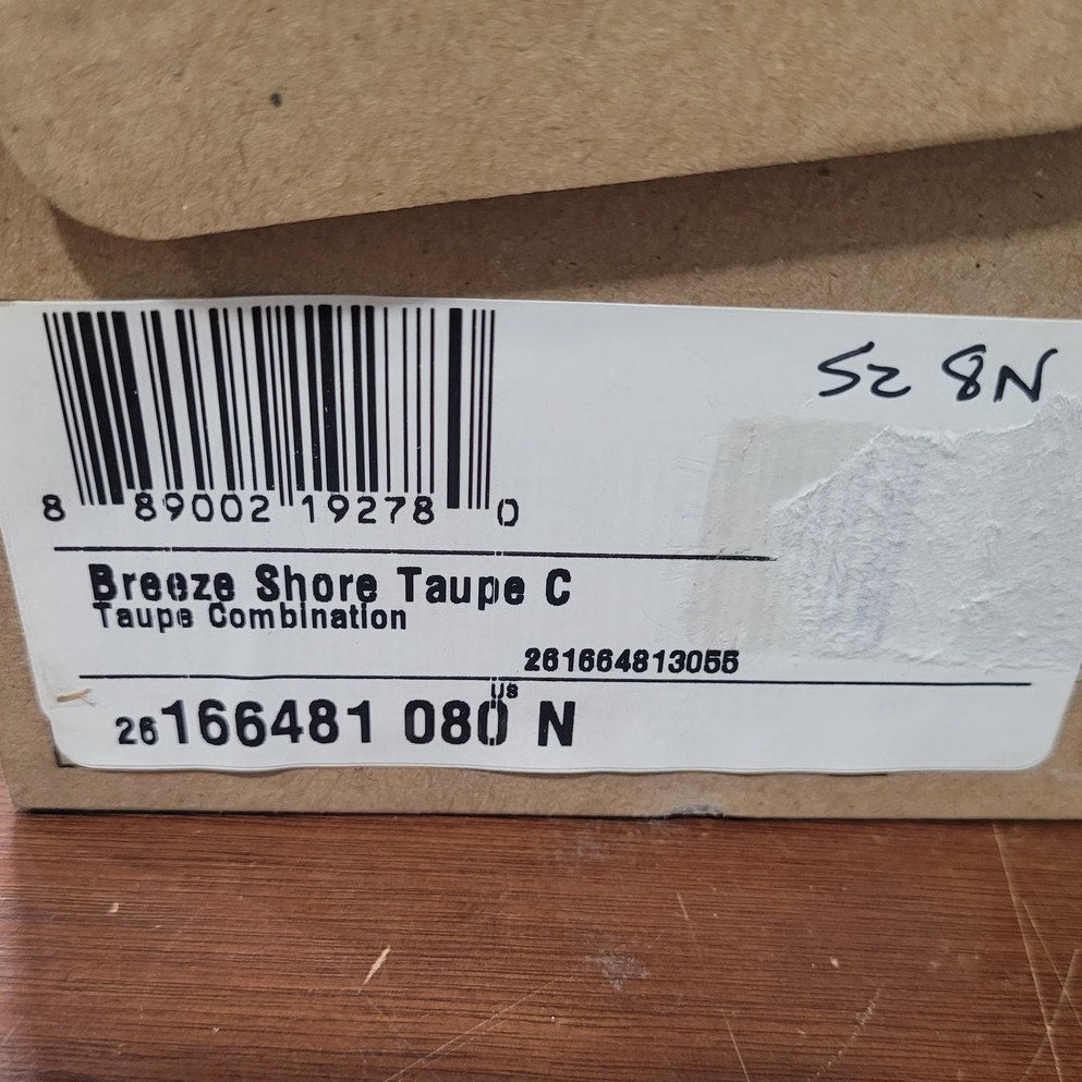 Clarks Breeze Shore Mule – Taupe Combi, Women’s Size 8 Narrow, Slip-On Comfort