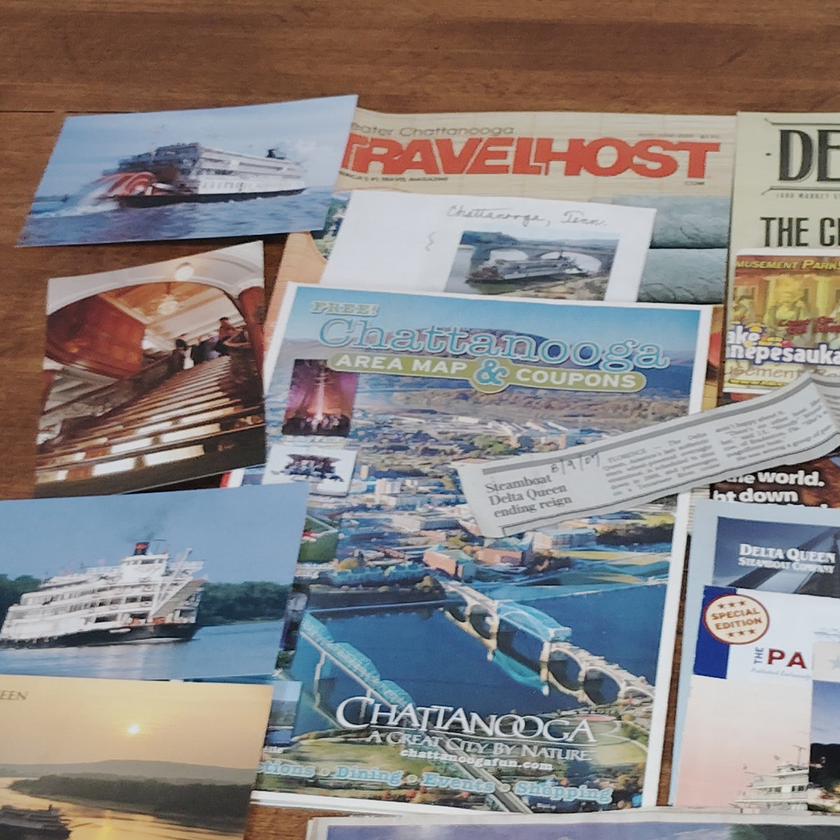 Chattanooga Tennessee 2009 Delta Queen Ephemera Collection - Travel Souvenirs