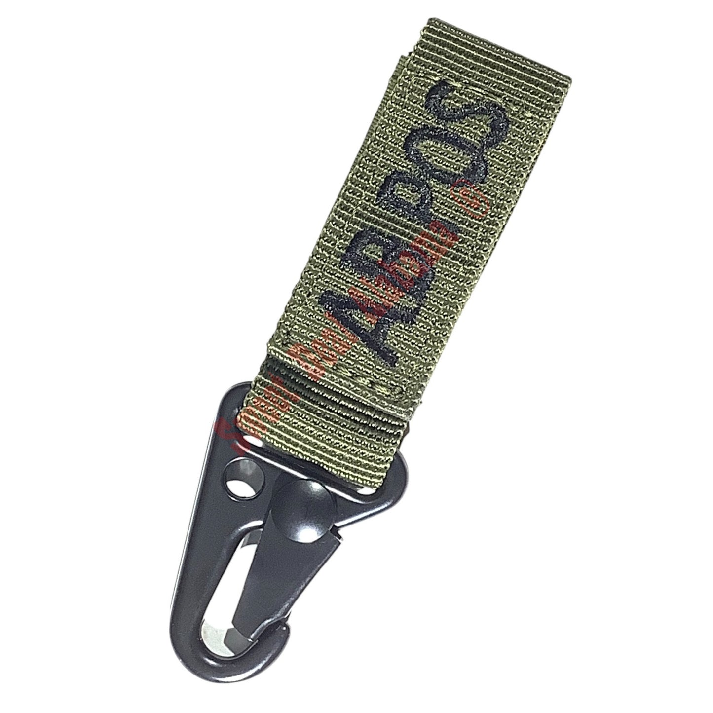 Condor Blood Type Keychain, AB POS (AB POSITIVE), Olive Drab Green, Snaphook