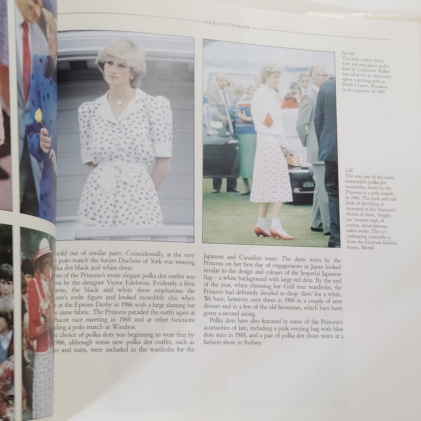 Debrett’s Illustrated Fashion Guide Princess of Wales 1989 Hardcover 10.75x10.5